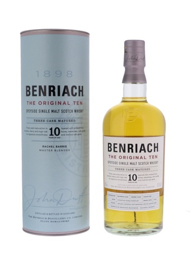 [WB-117.6] Benriach 10 YO The Original Ten (new bottle) 70cl 43° (R) GBX x6