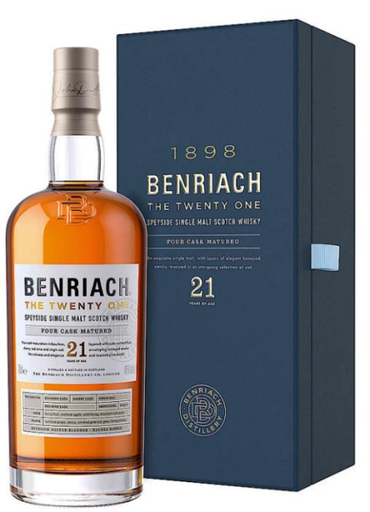 [WB-118.6] Benriach 21 YO (Edition 2020) 70cl 46° (R) GBX x6