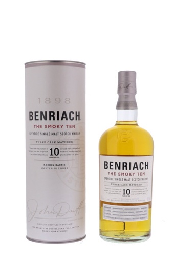 [WB-126.6] Benriach 10 YO Smoky 70cl 46° (R) GBX x6