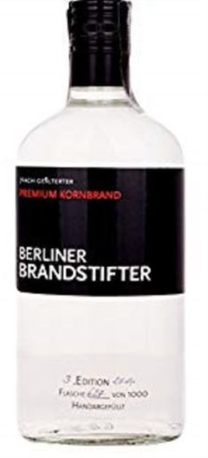 [G-55.6] Berliner Brandstifter Wheat Grain Spirit 70cl 38° (R) x6