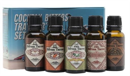 [L-136.12] Bitter Truth Cocktail Bitters Traveler's Set 38,2° 5 x 2cl (R) GBX x12