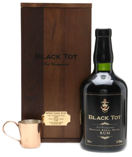 [R-117.3] Black Tot Rum Last Consignment 70cl 54,3° (R) GBX x3