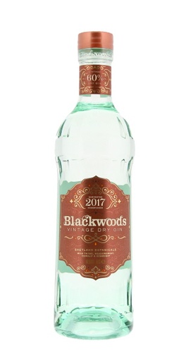[G-66.6] Blackwood's Vintage Dry Gin 2017 70cl 60° (R) x6
