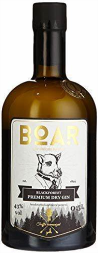 [G-78.6] BOAR Blackforest Premium Dry Gin 50cl 43° (R) x6