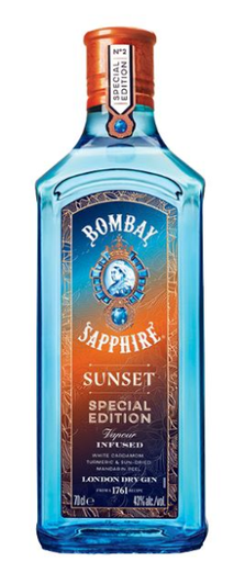 [G-85.6] Bombay Sapphire Sunset Limited Edition 50cl 43° (R) x6
