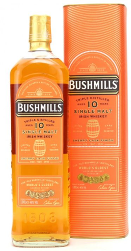 [WB-199.6] Bushmills 10 Years Sherry Cask 1L 46° (R) GBX x6