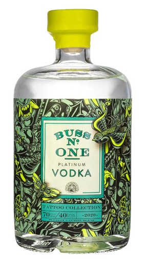 [V-44.6] Buss N° One Platinum Vodka 70cl 40° (R) x6