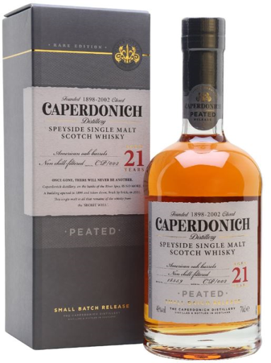 [WB-203.6] Caperdonich Peated 21 Years 70cl 48° (NR) GBX x6