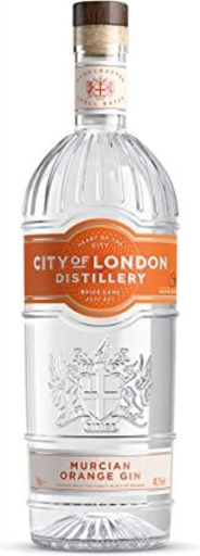 [G-153.6] City of London Gin Murcian Orange 70cl 40,3° (NR) x6