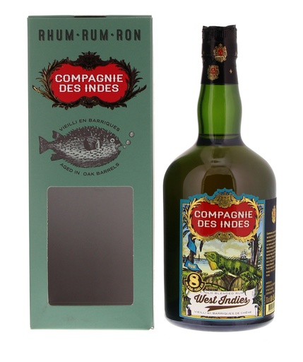 [R-274.6] Compagnie des Indes West Indies 8 YO 70cl 40° (R) GBX x6