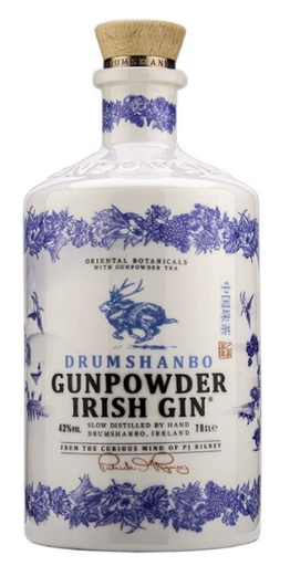 [G-191.6] Drumshanbo Gunpowder Irish Gin Ceramic Edition 70cl 43° (R) x6