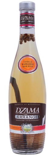 [R-397.6] Dzama Arrange Vanille Mandarine Baie Rose 50cl 25° (R) x6