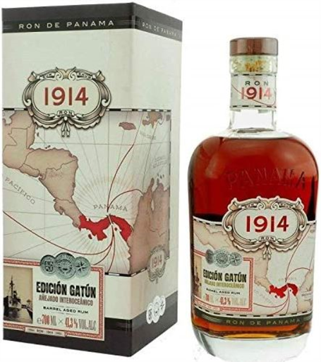 [R-413.6] 1914 Edicion Gatun Anejado Interoceanico Barrel Aged Rum 70cl 41,3° (NR) GBX x6