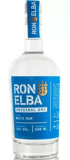 [R-415.6] Elba White Dry Rum 50cl 47° (NR) x6