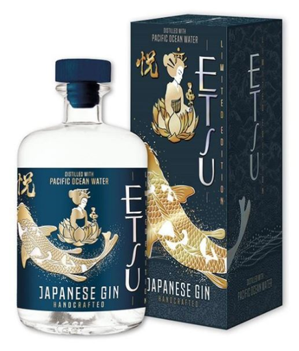 [G-218.6] Etsu Pacific Ocean Water 70cl 45° (R) GBX x6