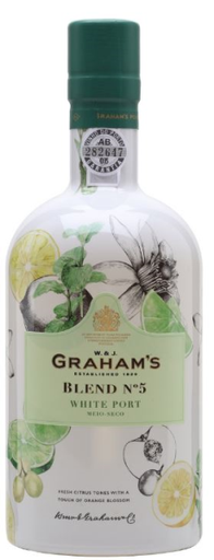 [W-50.6] Graham's Blend No. 5 - White Port 75cl 19° (R) x6