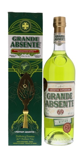 [L-263.6] Grande Absente Absinthe + spoon 70cl 69° (NR) GBX x6
