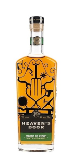 [WB-468.6] Heaven's Door Tennesse Straight Rye Whiskey 70cl 43° (R) x6