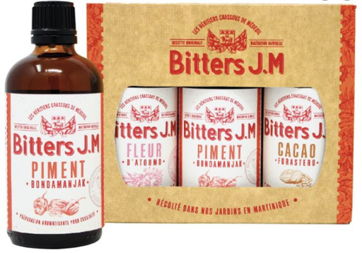 [L-292.12] J.M. Pack 3 Bitters 3X 10cl 45,6° (NR) GBX x12