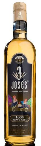 [T-86.6] 3 Josés Tequila Reposado 100% Agave Azul 70cl 40° (R) x6