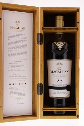 [WB-629.1] Macallan 25 YO Sherry Oak 70cl 43° (R) GBX x1