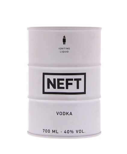 [V-117.12] NEFT Vodka White Barrel 70cl 40° (R) x12