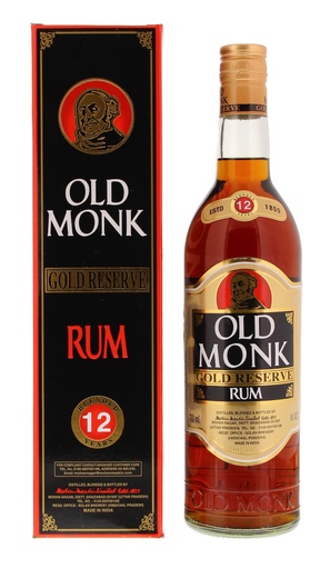 [R-725.12] Old Monk 12 YO 70cl 42,8° (R) GBX x12