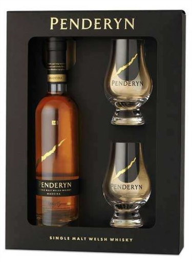 [WB-746.6] Penderyn Madeira + 2 glasses 35cl 46° (R) GBX x6