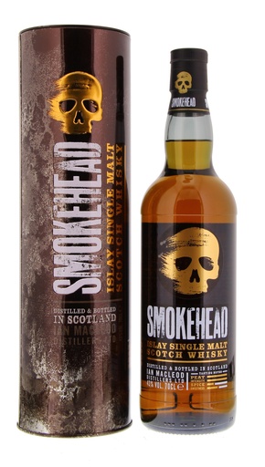 [WB-861.6] Smokehead Single Islay Malt 70cl 43° + Metal GBX (R) GBX x6