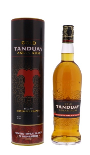 [R-964.6] Tanduay Gold Rum 70cl 40° (NR) GBX x6