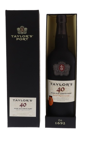 [W-99.6] Taylor's 40 YO 75cl 20° (R) GBX x6