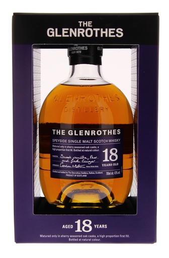 [WB-942.6] Glenrothes 18 YO 70cl 43° (R) GBX x6