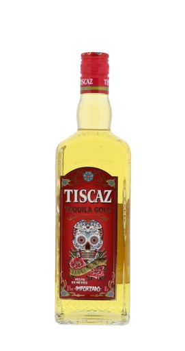 [T-185.6] Tiscaz Tequila Gold 70cl 35° (R) x6