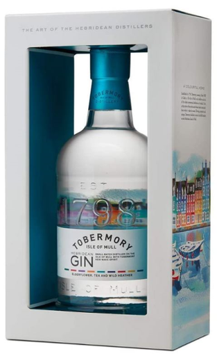 [G-614.6] Tobermory Isle of Mull Hebridean Gin 70cl 43,3° + GBX (R) x6