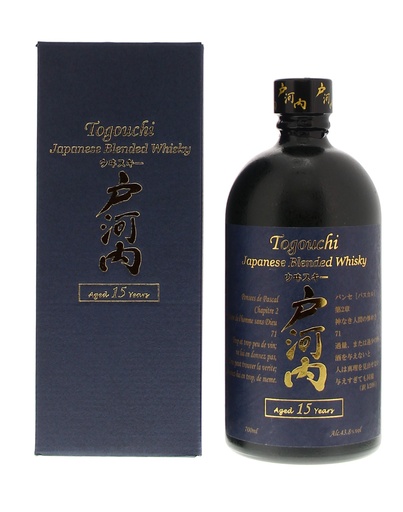 [WB-989.6] Togouchi 15 YO 70cl 43,8° (R) GBX x6