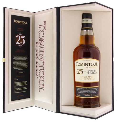[WB-1004.4] Tomintoul 25 Years 70cl 43° (R) GBX x4