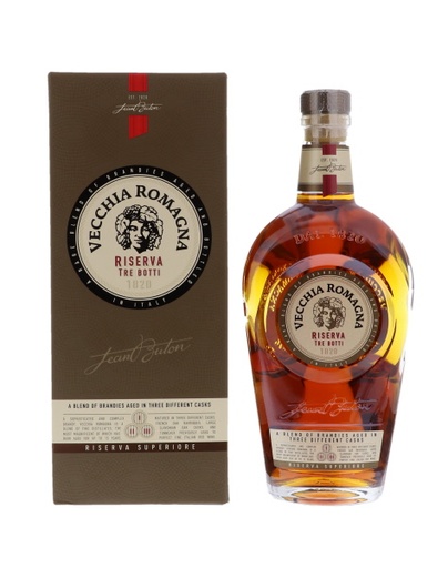 [CB-131.6] Vecchia Romagna Riserva Tre Botti 70cl 40,8° (R) GBX x6