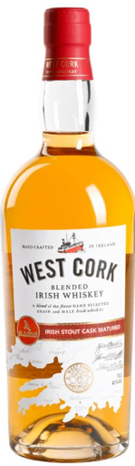 [WB-1033.6] West Cork Blended Irish Stout Cask 70cl 40° (R) x6