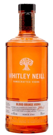 [V-169.6] Whitley Neill Blood Orange Vodka 70cl 43° (R) x6