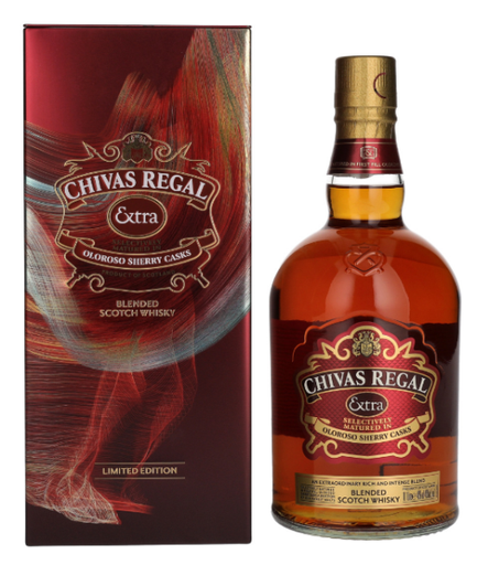 [WB-1089.6] Chivas Regal Extra Oloroso Sherry Finish  100cl 40° + Tin GBX (NR) GBX x6