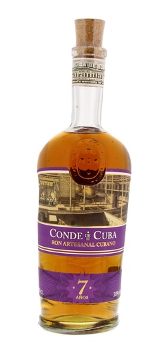 [R-1052.6] Conde Cuba 7 YO 70cl 38° (R) x6