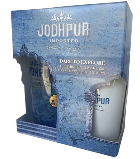 [G-708.6] Jodhpur + 1 glass 70cl 43° (NR) GBX x6