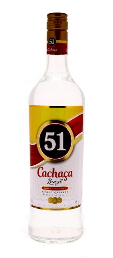 [R150.6] Cachaça 51 100cl 40º (NR) x 6