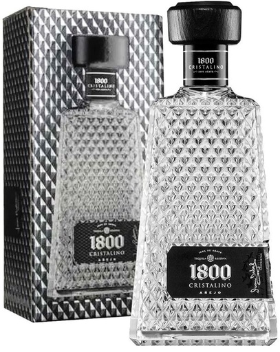 [T-217.6] 1800 Tequila Jose Cuervo Cristalino Anejo 70cl 35° (R) GBX x6