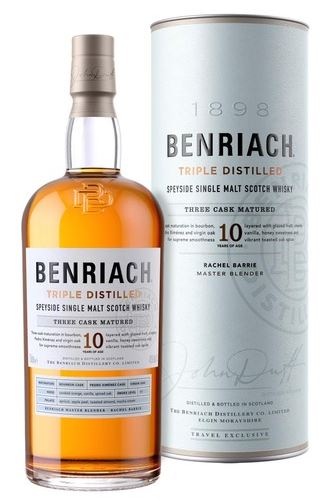 [WB-1335.6] BenRiach 10 YO Triple Distilled 100cl 43° (R) GBX x6