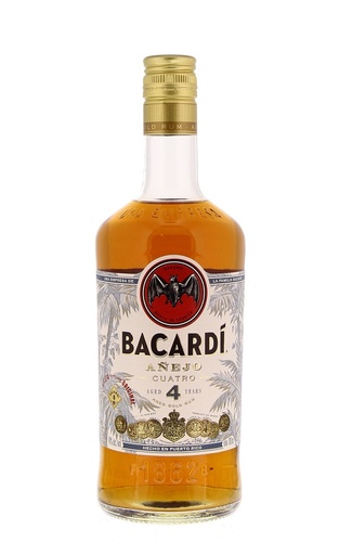 [R-1168.6] Bacardi cuatro 4 YO 70cl 40° (R) x6