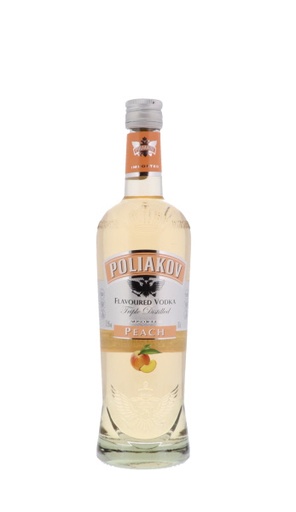 [V-218.6] Poliakov Peach Vodka 70cl 37,5° (NR) x6