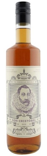 [R-1179.6] Ron Cristóbal Oro 70cl 38° (NR) x6