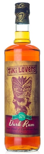 [R579.6] Tiki Lovers Dark Rum 70cl 57° (R) x6