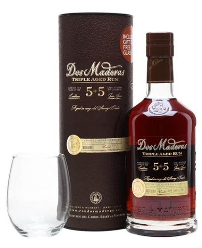 [R-1214.6] Dos Maderas PX Triple Aged 5+5 glass 70cl 40° (NR) GBX x6
